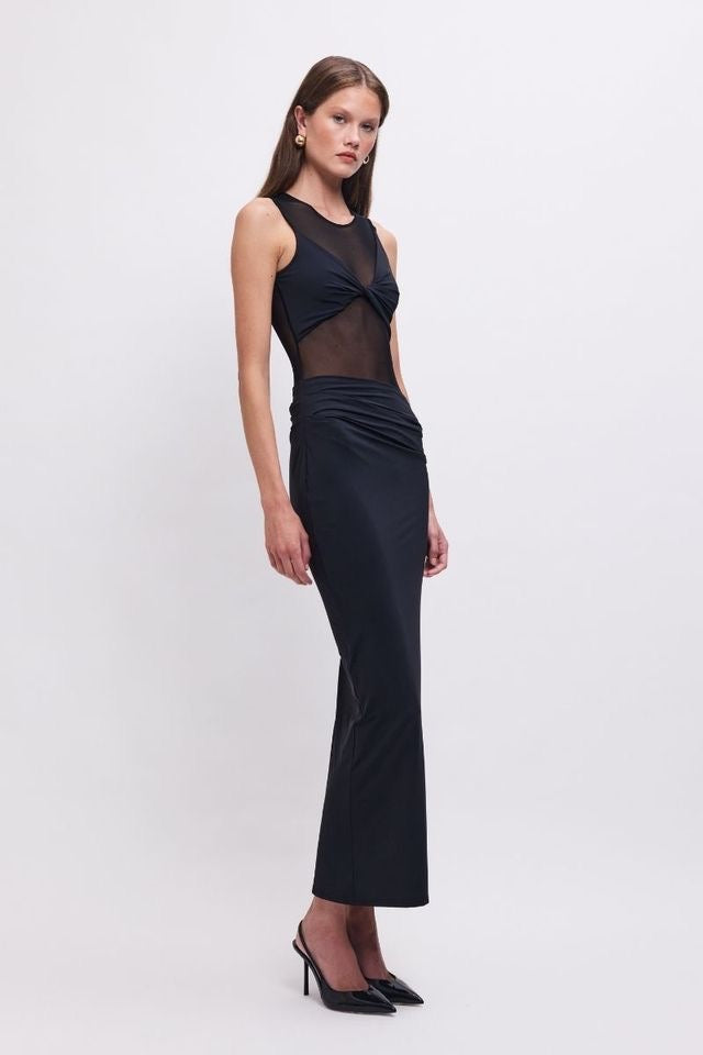 Suboo Auguste Sleeveless Maxi Dress - Black