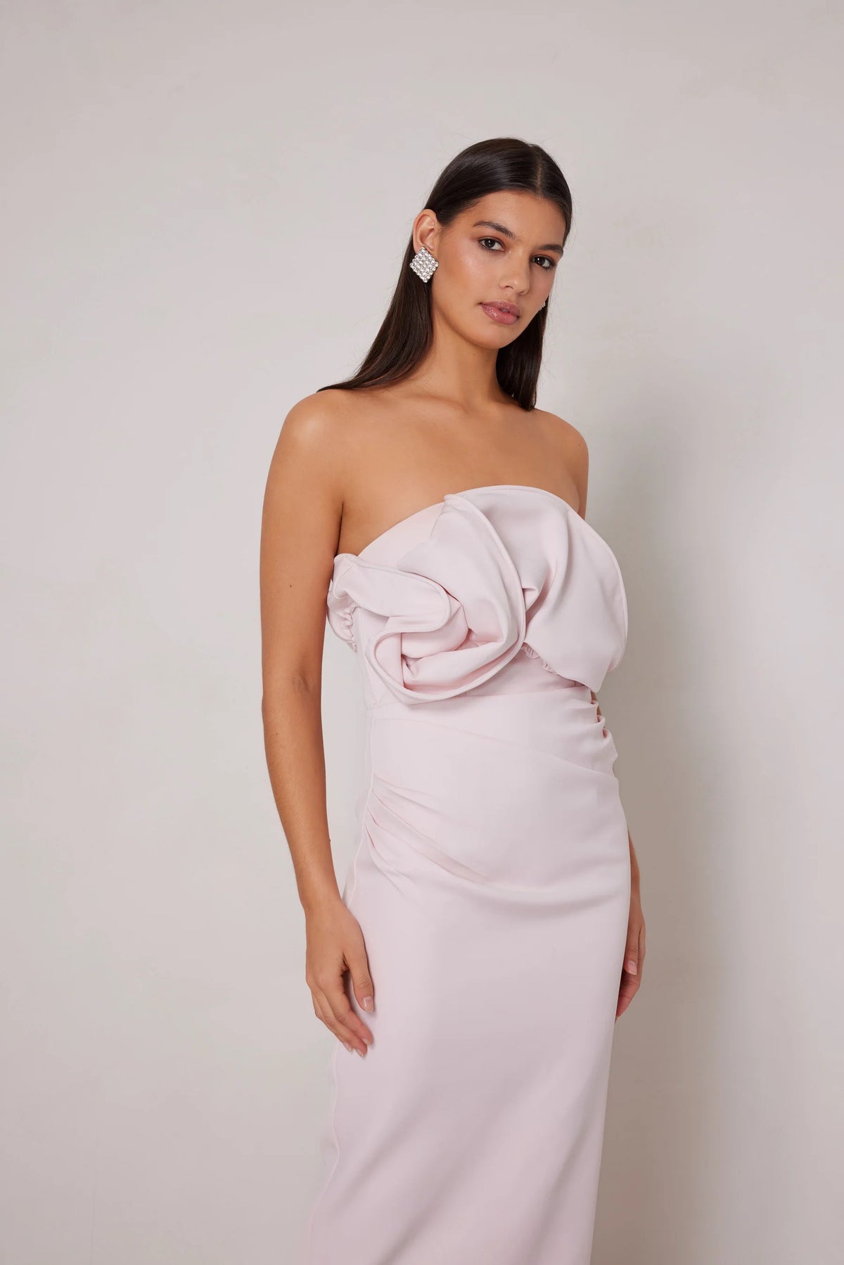 Elle Zeitoune Miles Dress - Peony Pink