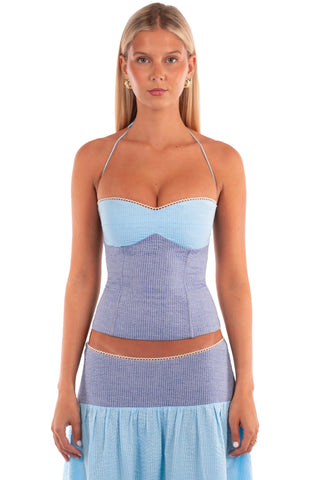 I Am Delilah Adeline Corset - Storm