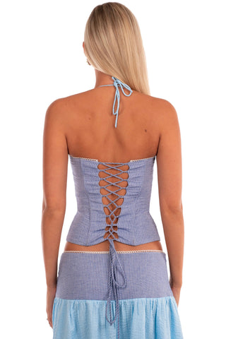 I Am Delilah Adeline Corset - Storm