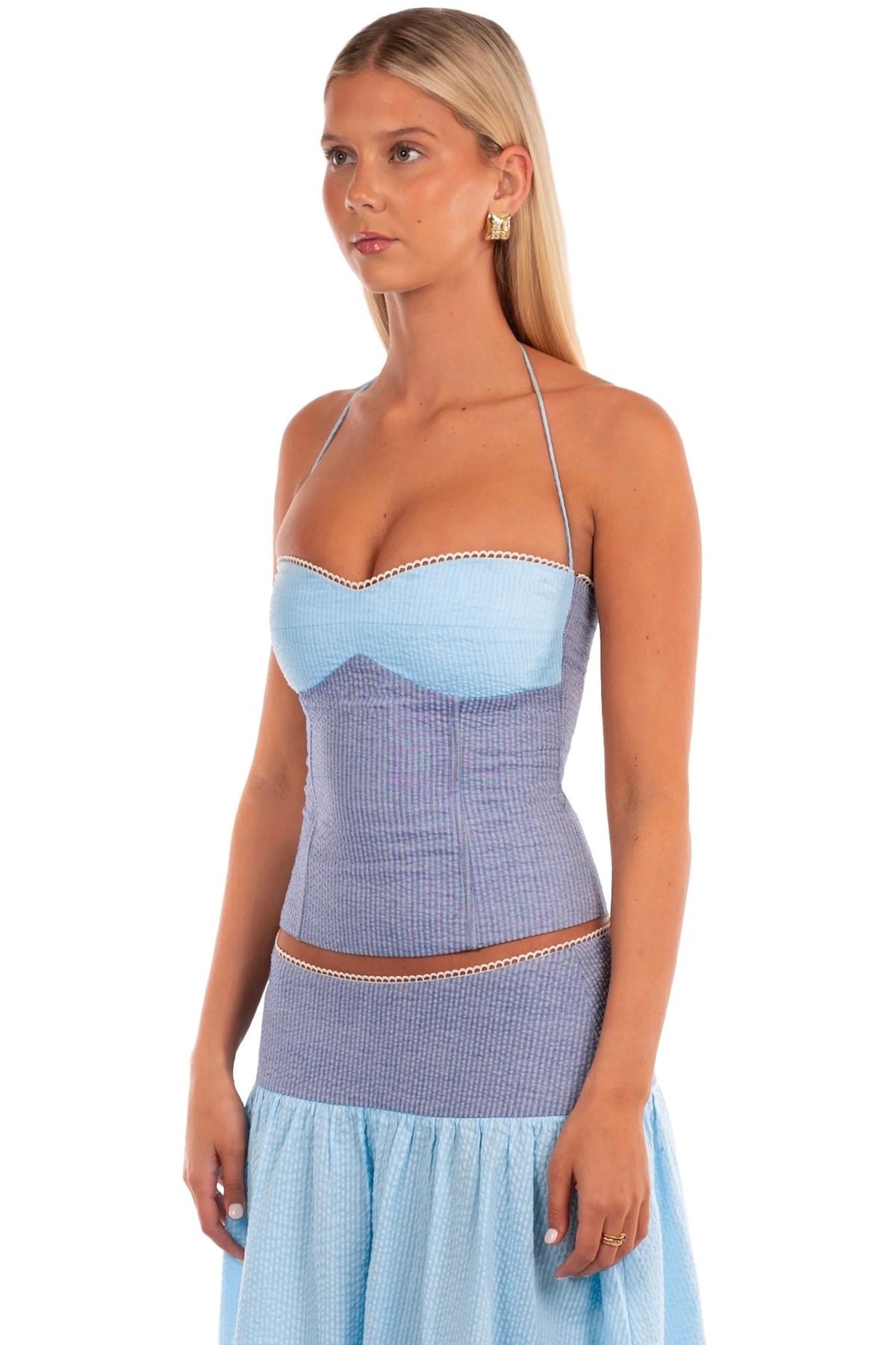 I Am Delilah Adeline Corset - Storm