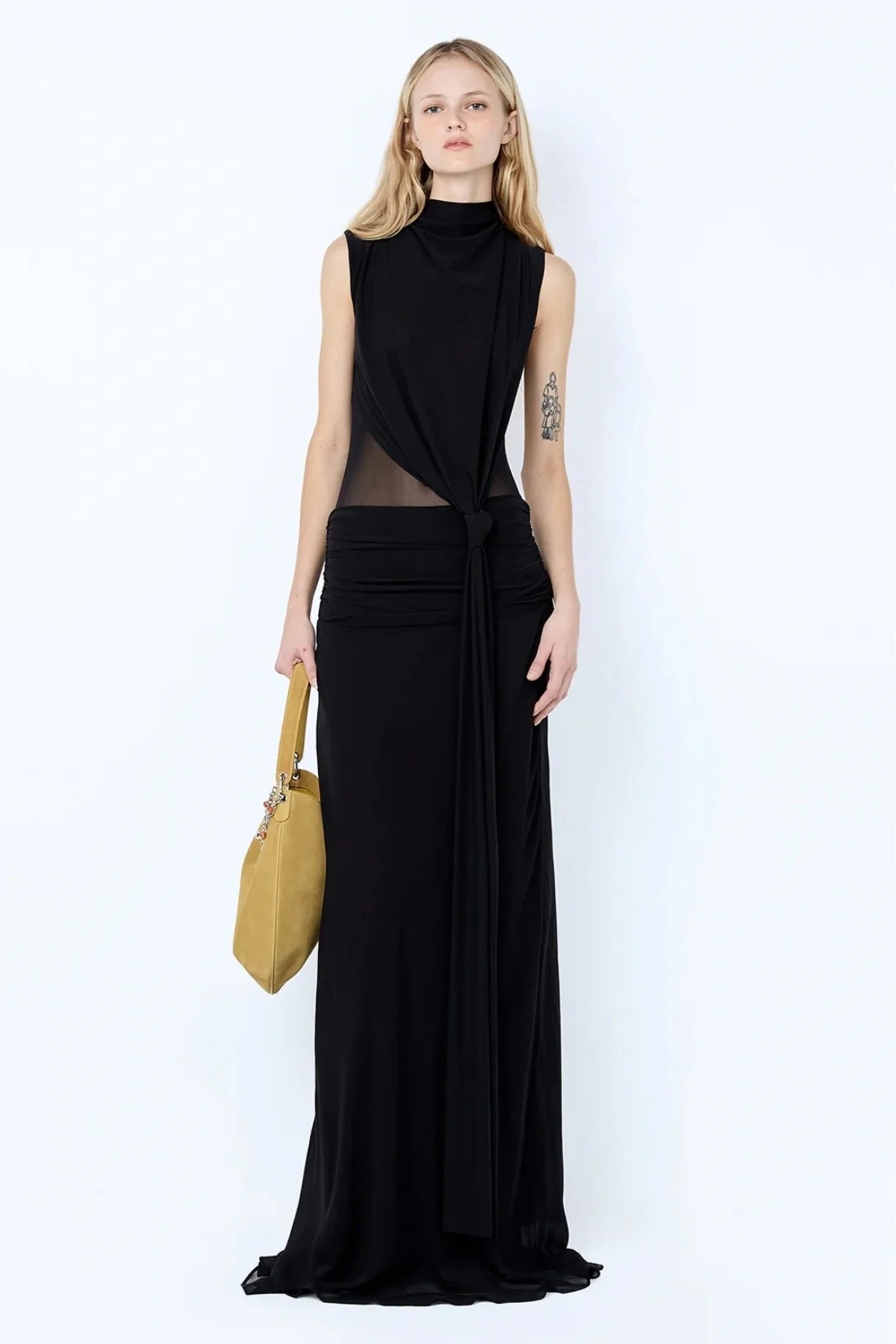 Bec & Bridge Cassis Knot Maxi Dress - Black