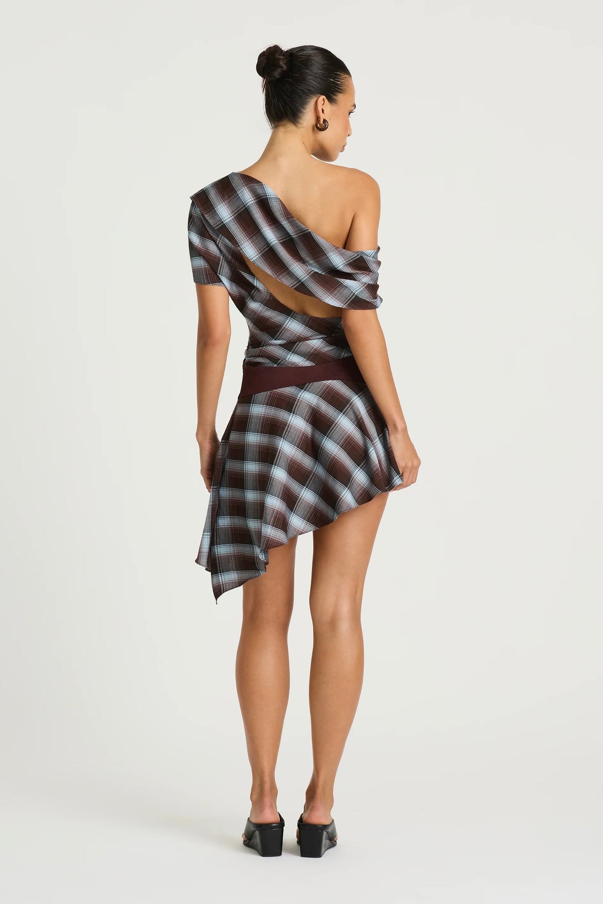 Benni Faye Mini Dress - Haze Check