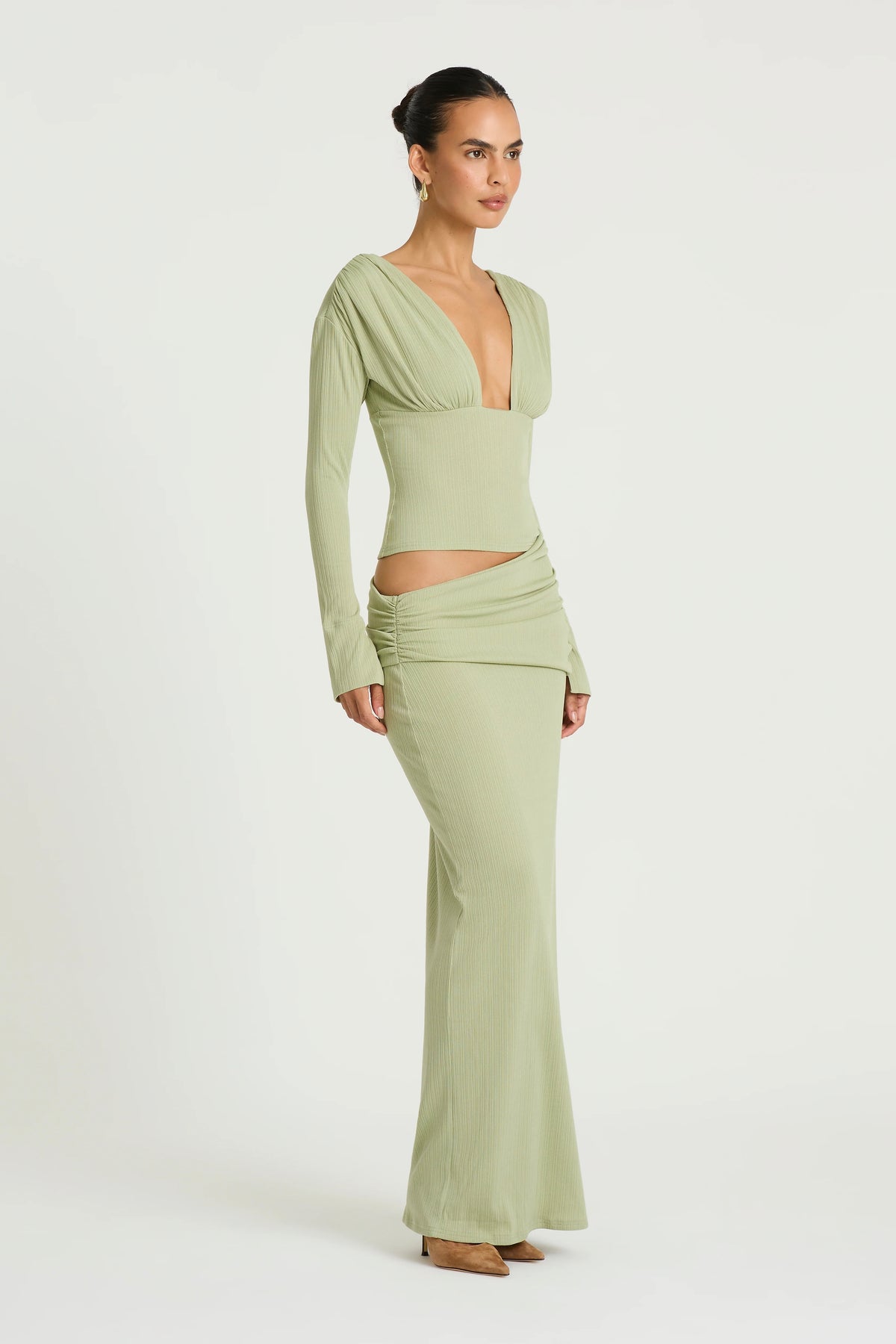 Benni Agnes Maxi Dress - Pistachio