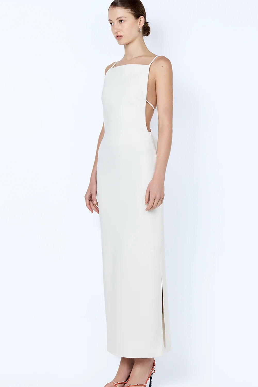 Bec & Bridge Arlene Strappy Midi Dress - Ivory