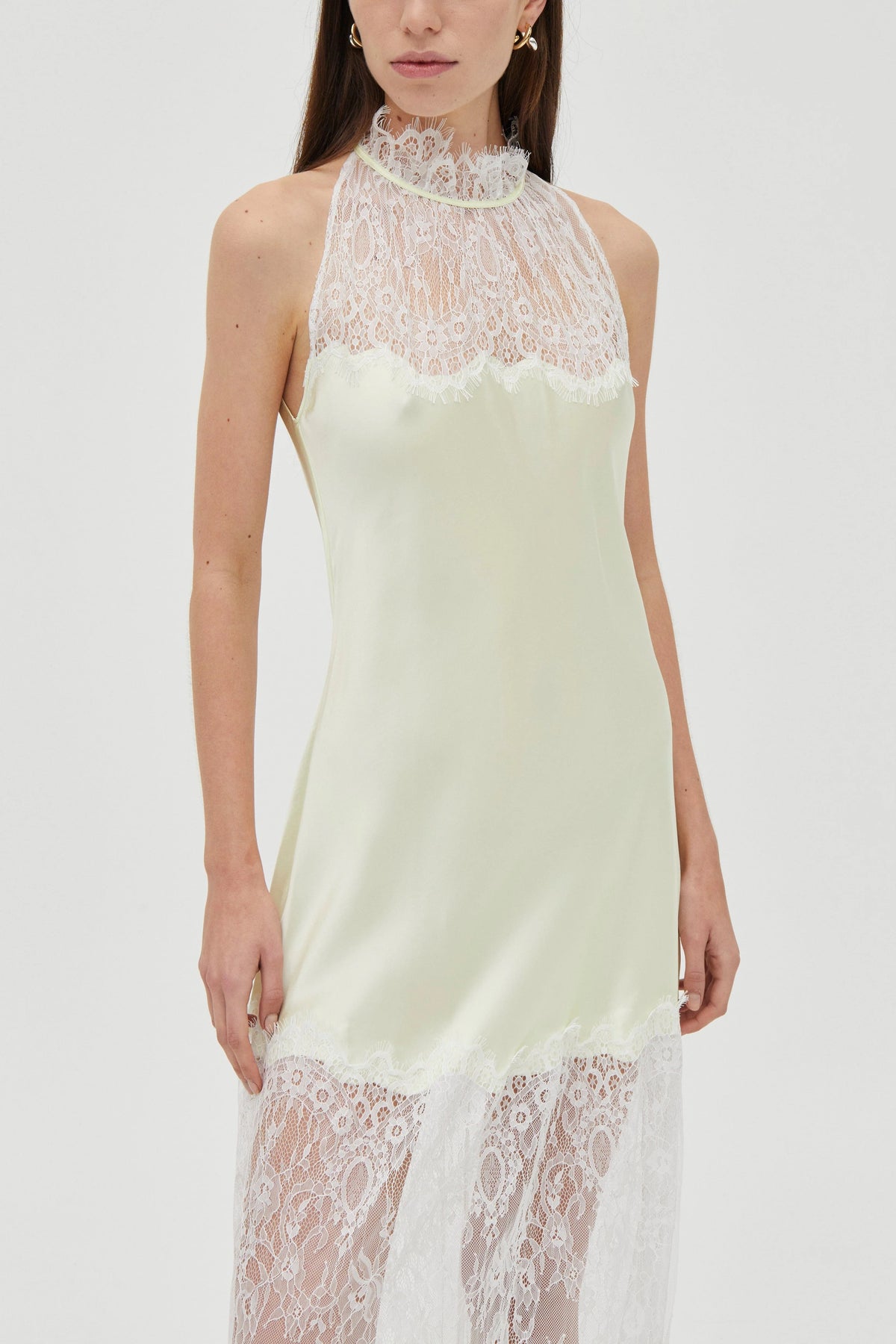 Third Form Poetry Lace Drawn In Maxi Dress - Lemonade