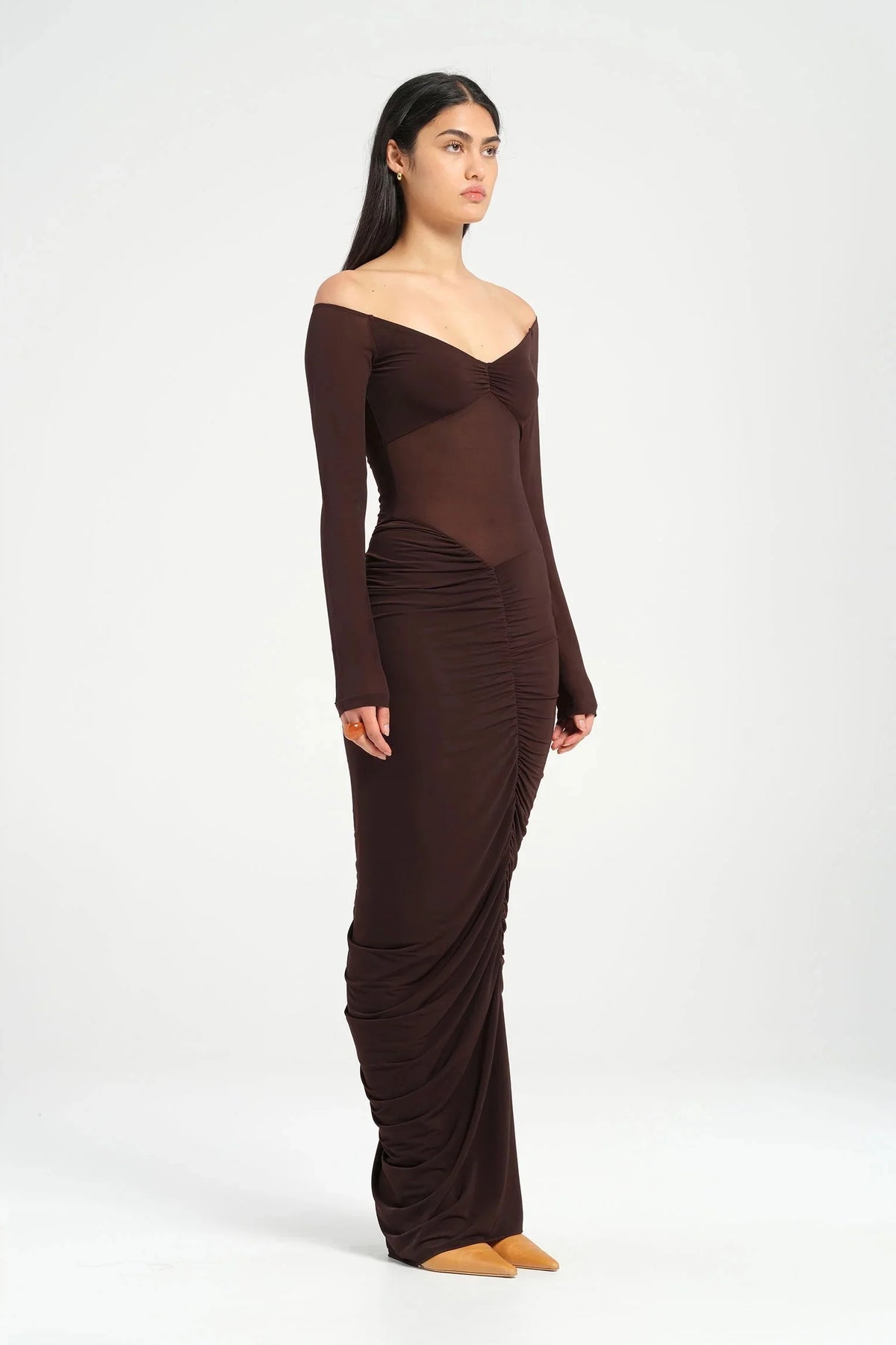 Benni Wilma Maxi Dress - Chocolate