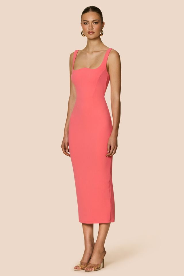 Nookie Elle Midi Dress  - Pink