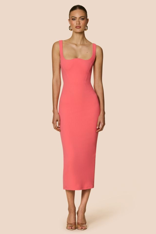 Nookie Elle Midi Dress  - Pink
