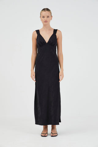 Third Form Oasis Bias Slip Dress - Black