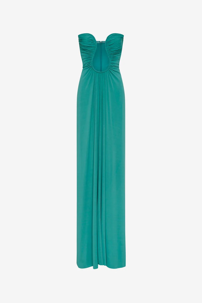 Misha Florence Jersey Dress - Teal Blue