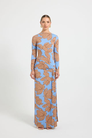 Pasduchas Hyacinth Maxi Dress - Tan Ocean