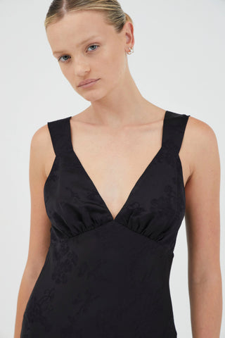 Third Form Oasis Bias Slip Dress - Black