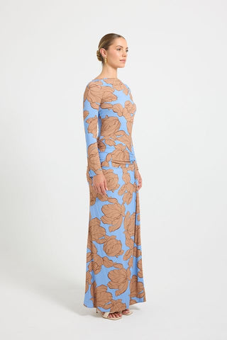 Pasduchas Hyacinth Maxi Dress - Tan Ocean