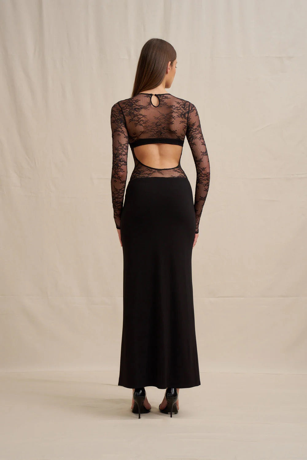 By Johnny Elara Lace Dress - Black