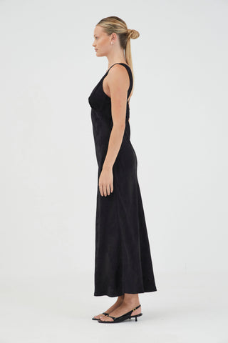 Third Form Oasis Bias Slip Dress - Black