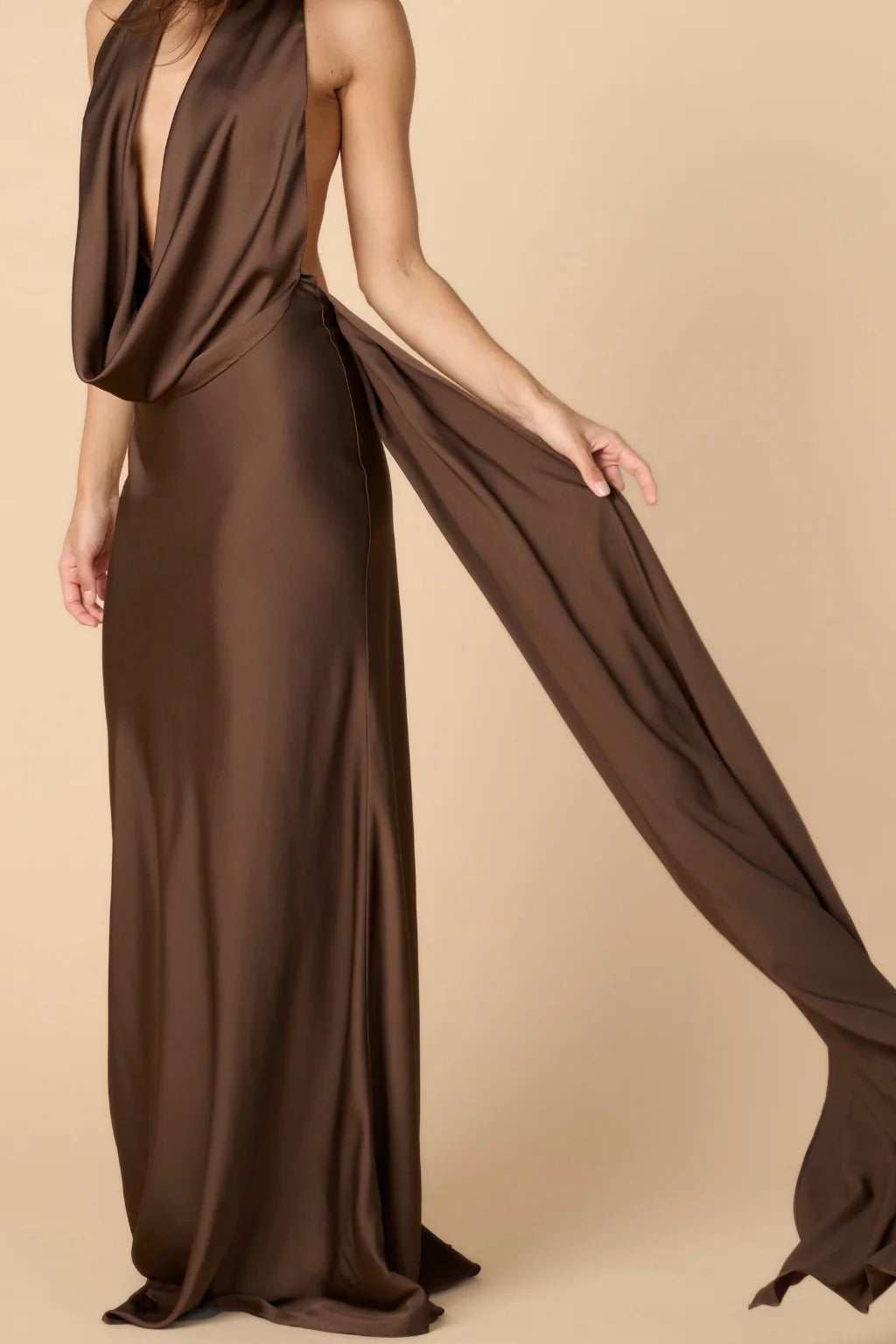 Caliá Kaia Gown - Chocolate