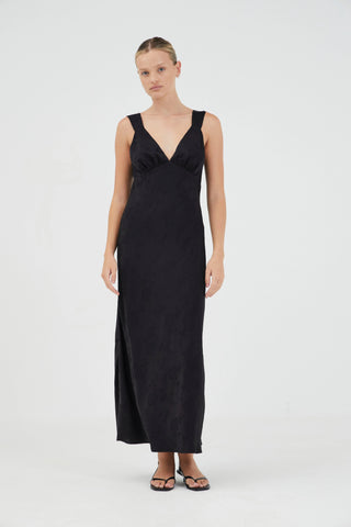 Third Form Oasis Bias Slip Dress - Black