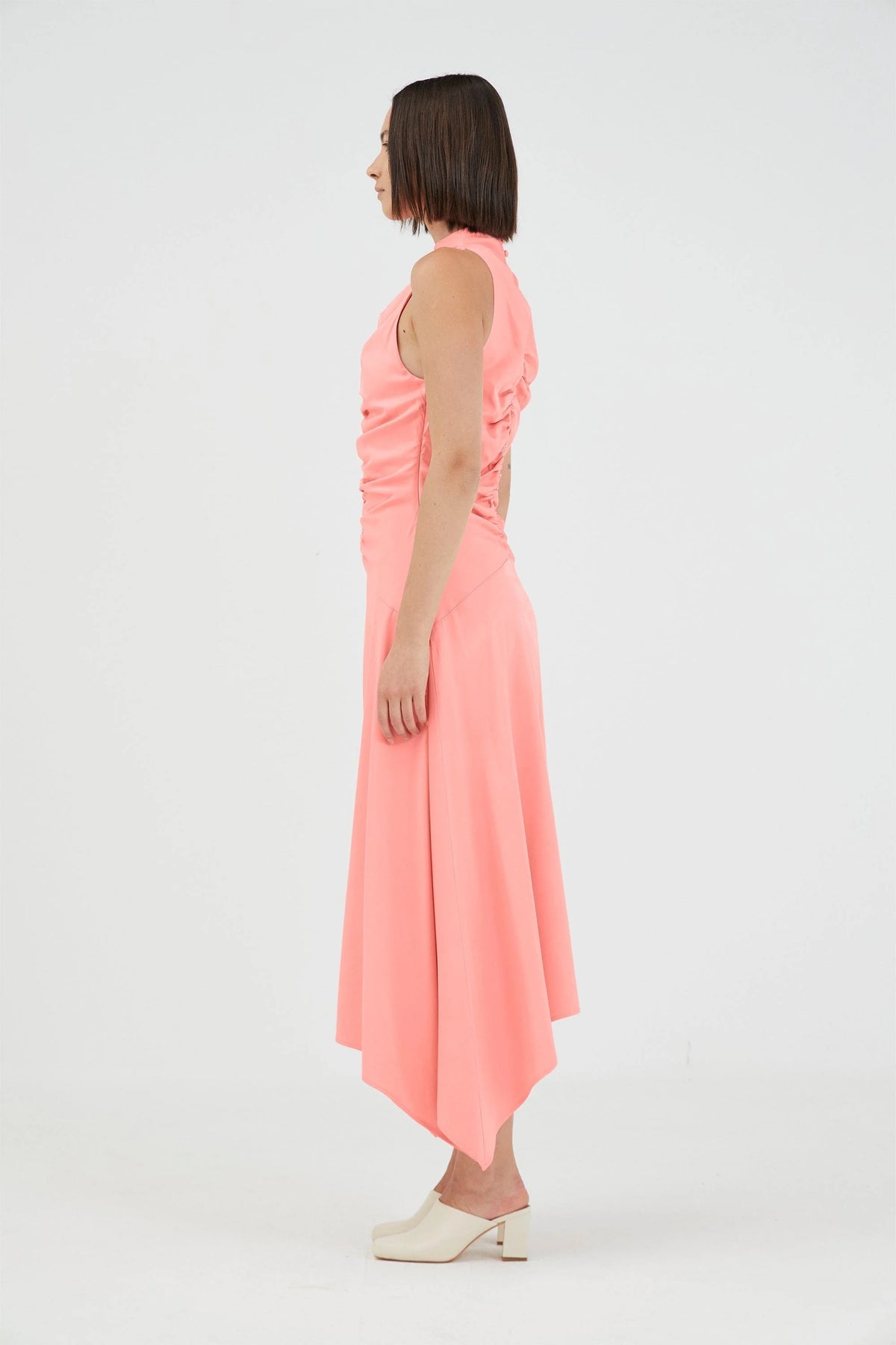 Third Form Allure Gathered Tank Dress - Dahlia