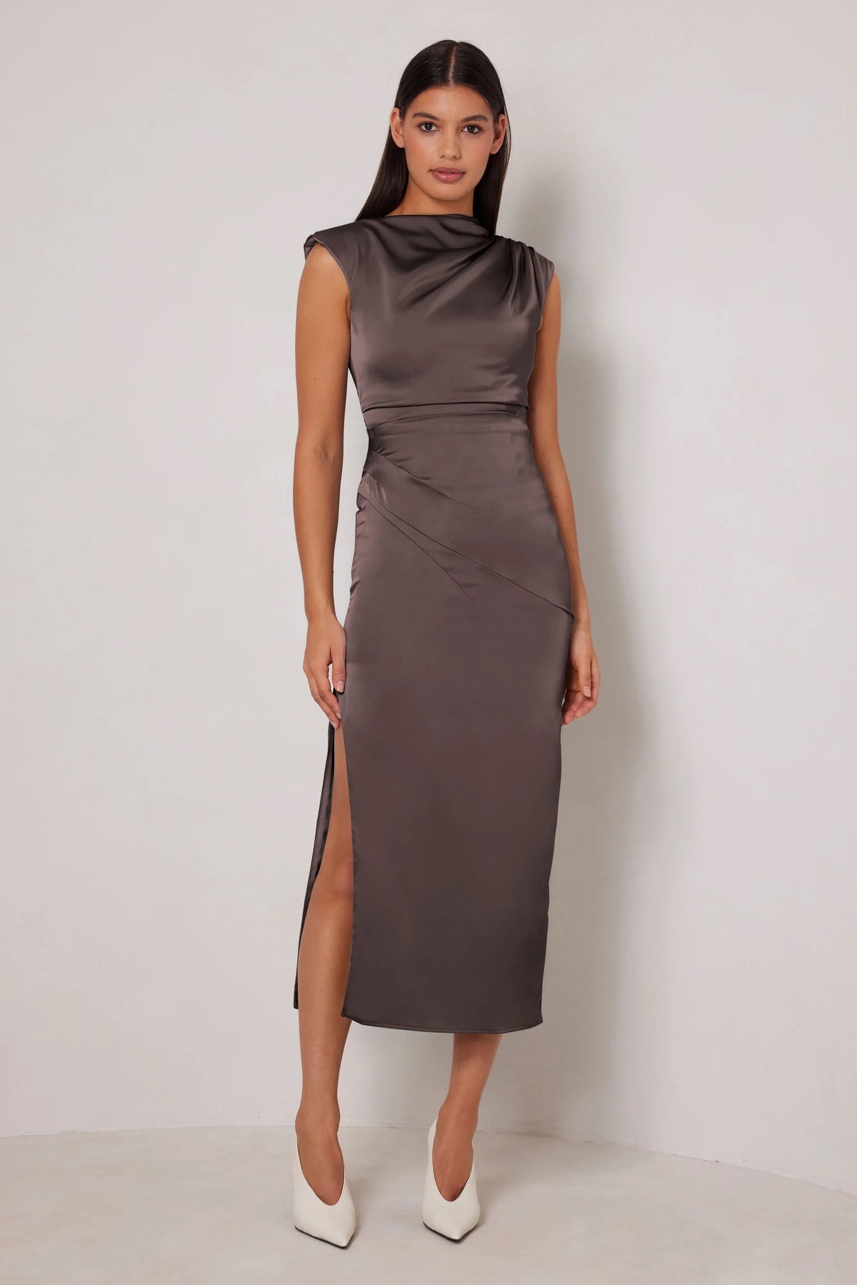 Elle Zeitoune Amber Serene Dress - Espresso