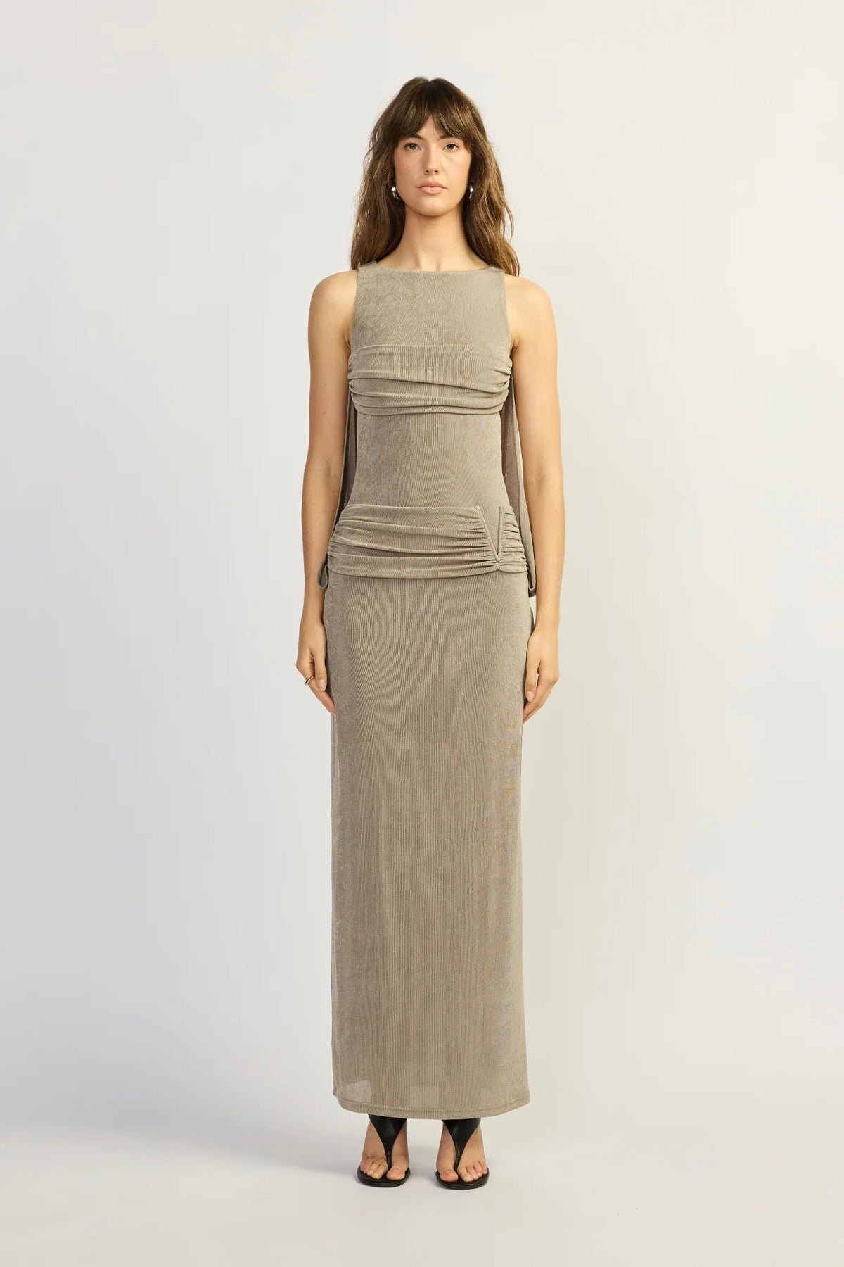 Tojhà Samson Maxi Dress- Stone
