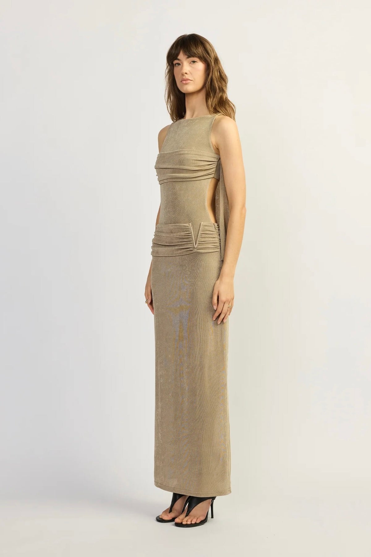 Tojhà Samson Maxi Dress- Stone