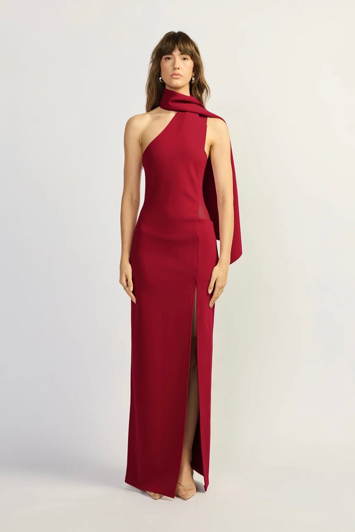 Tojhà Aeron Maxi Dress- Cherry Red
