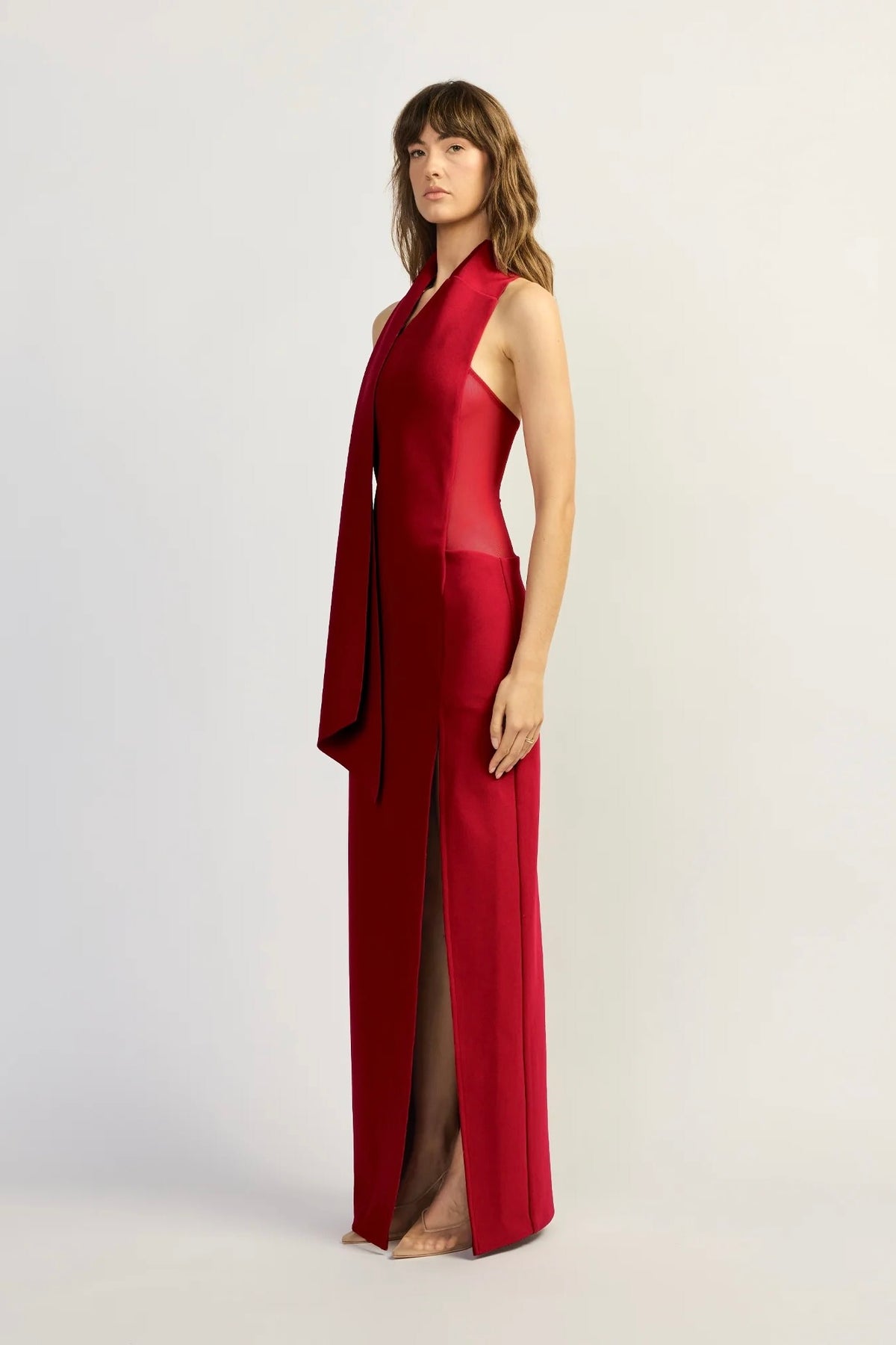 Tojhà Aeron Maxi Dress- Cherry Red