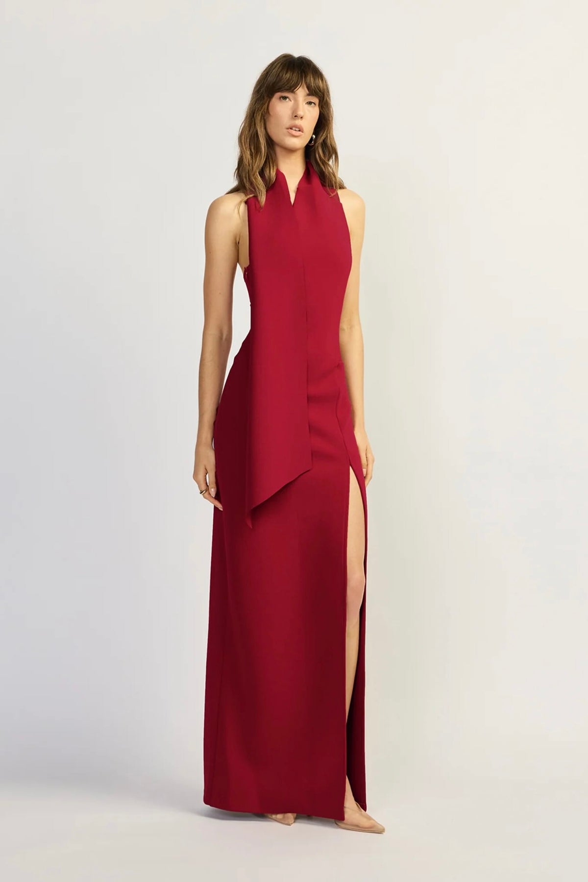 Tojhà Aeron Maxi Dress- Cherry Red