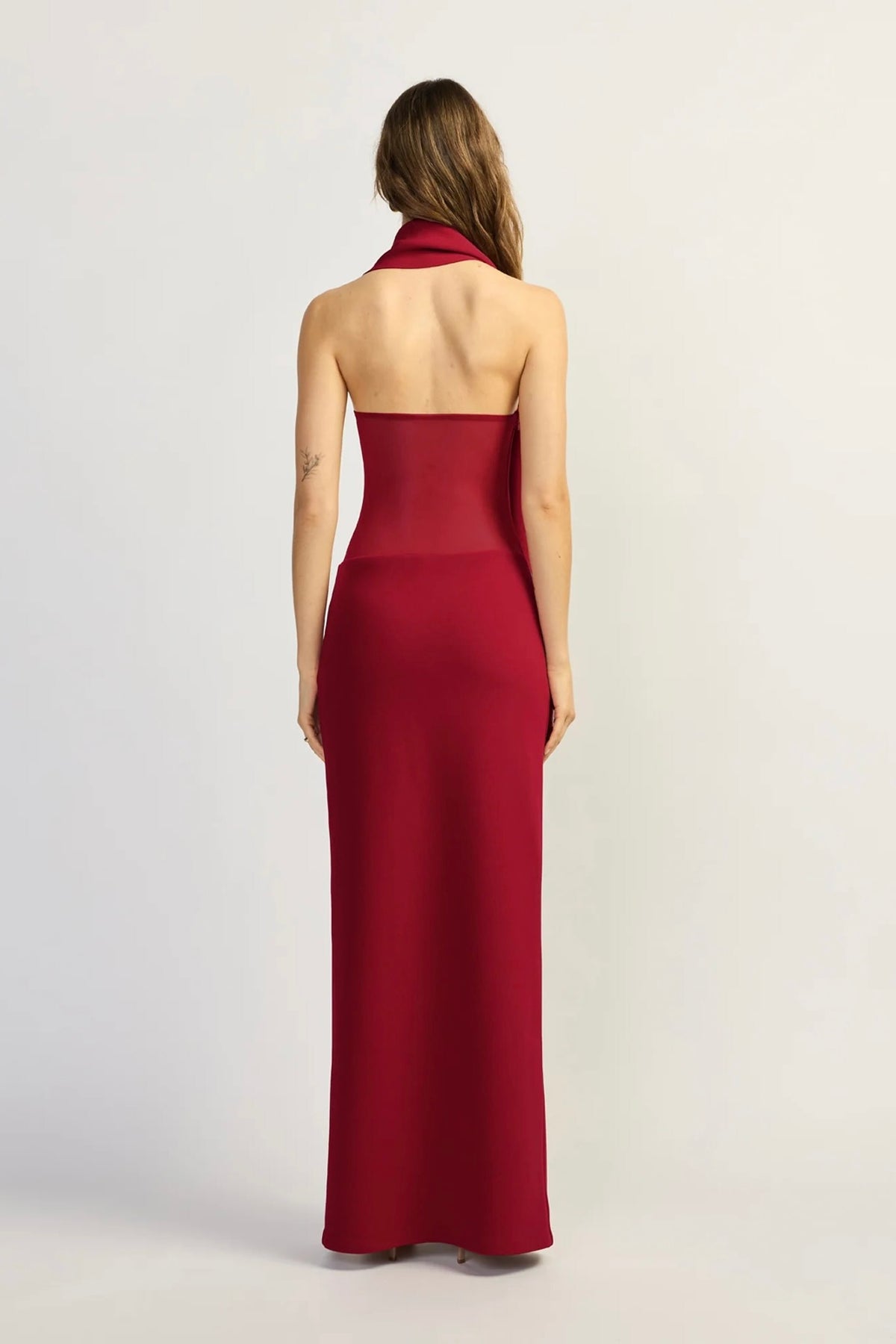 Tojhà Aeron Maxi Dress- Cherry Red