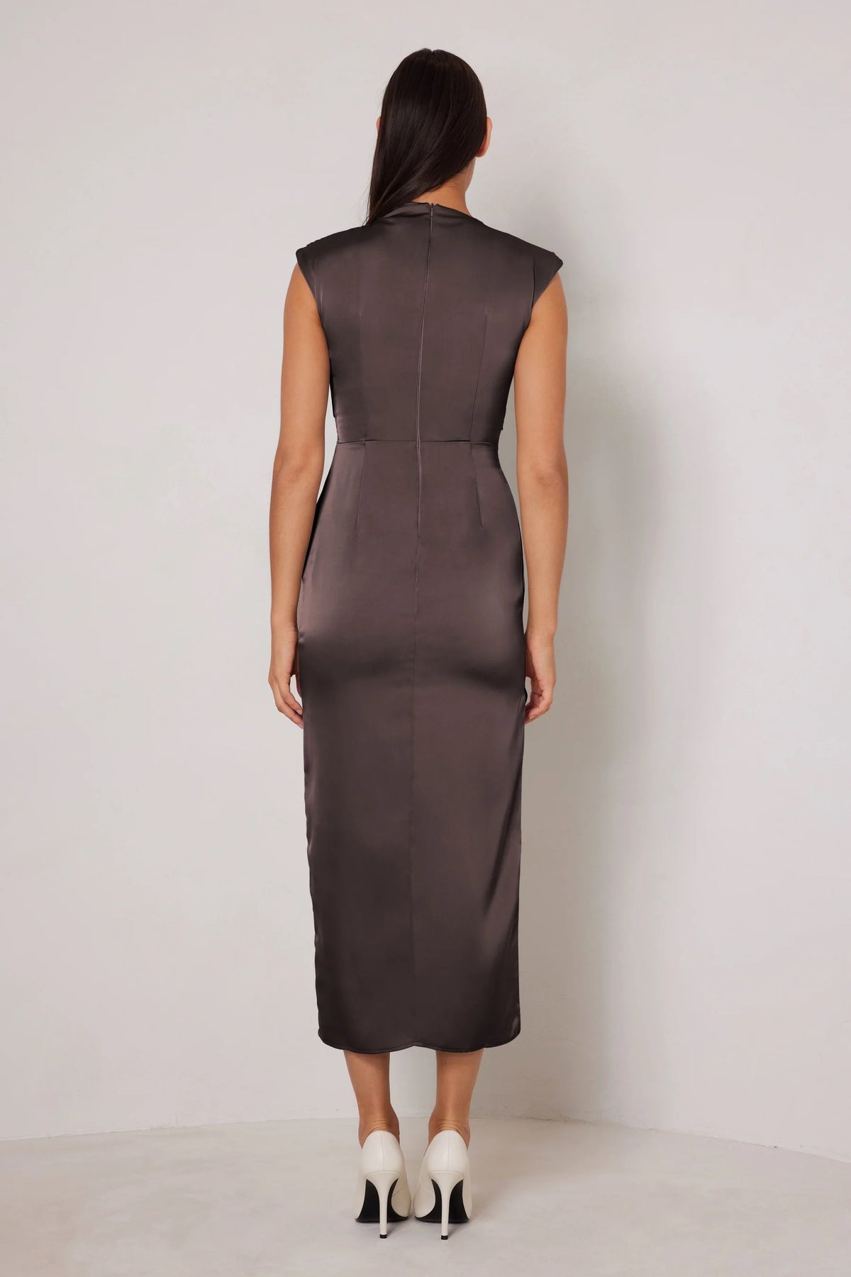 Elle Zeitoune Amber Serene Dress - Espresso