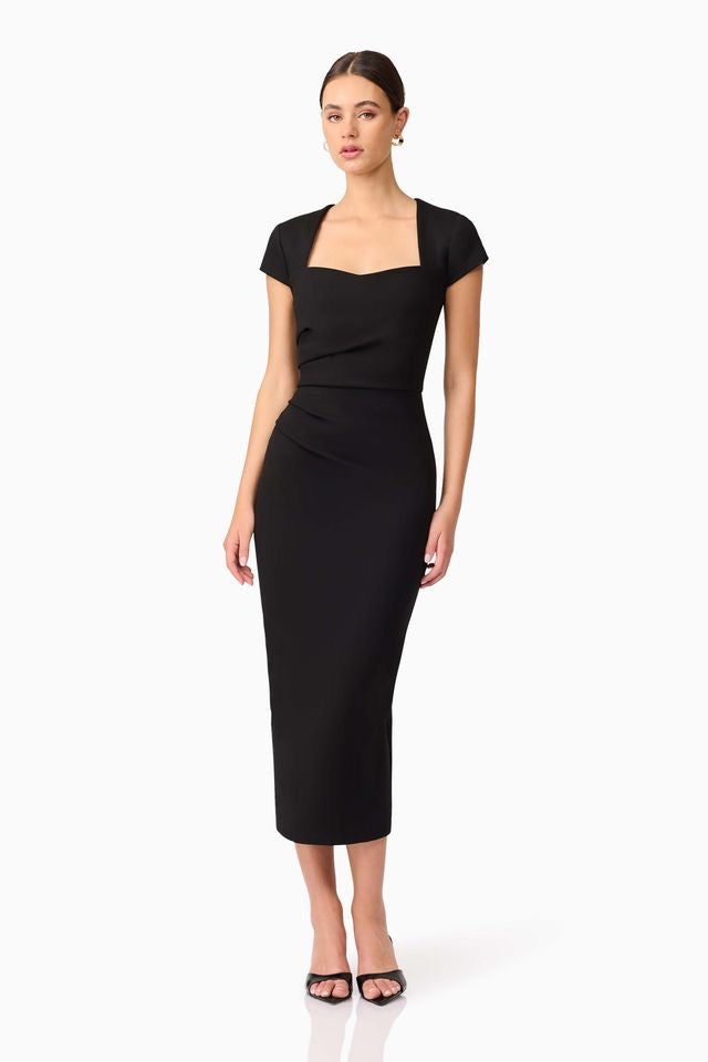 Elliatt Alina Midi Dress - Black