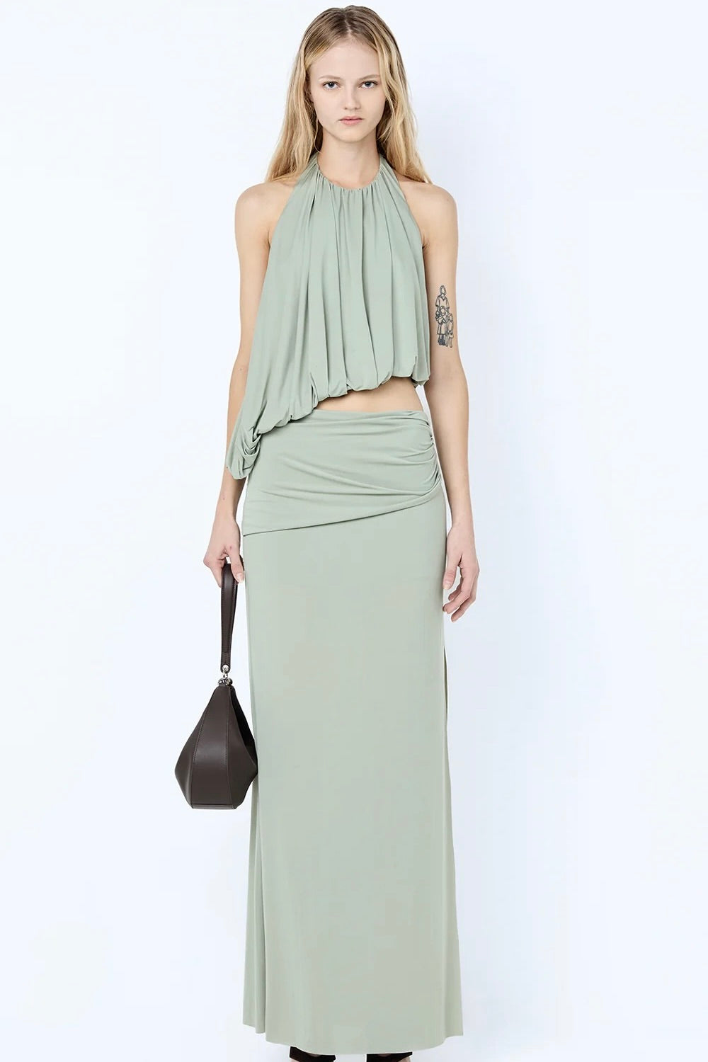 Bec & Bridge Cadence Racer Maxi Dress - Pistachio