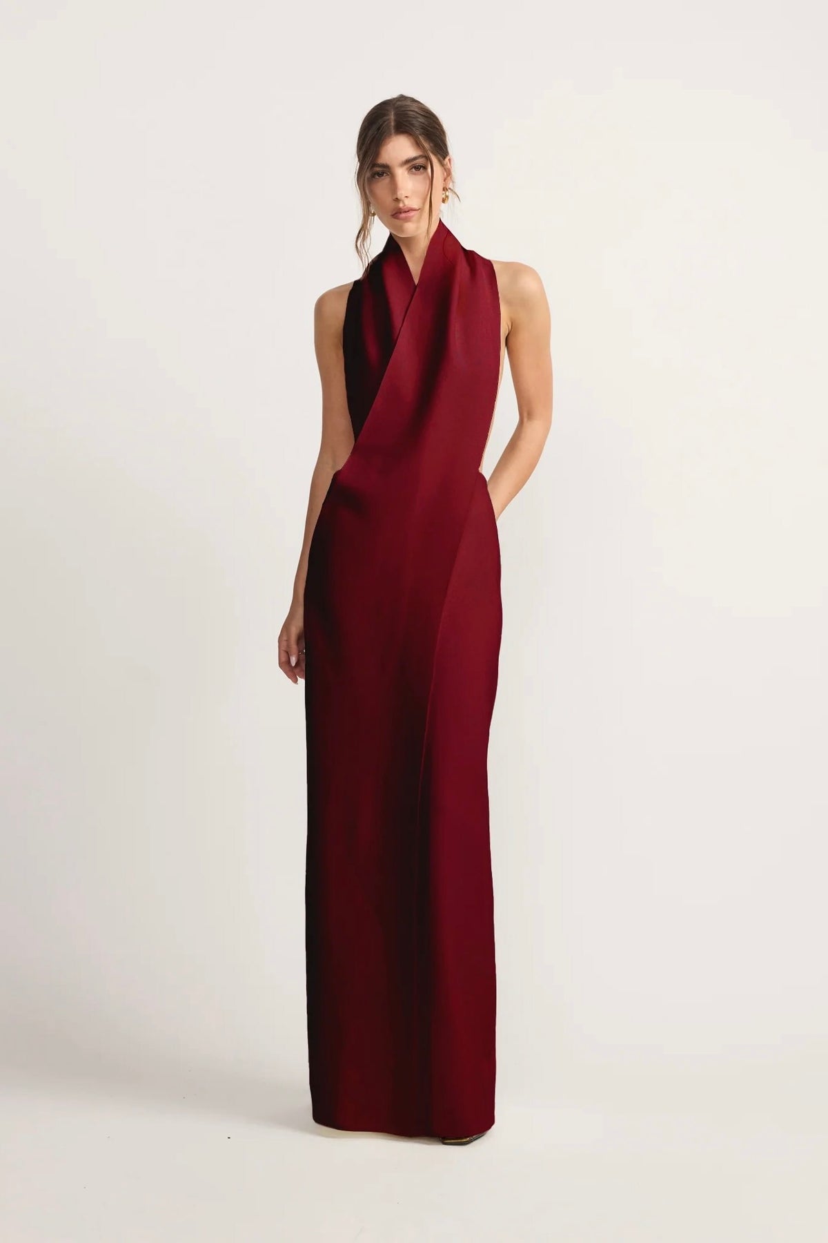 Tojhà Dova Dress - Bordeaux