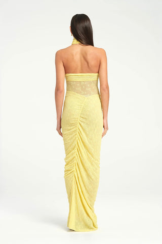 Benni Hudson Lace Maxi Dress - Butter