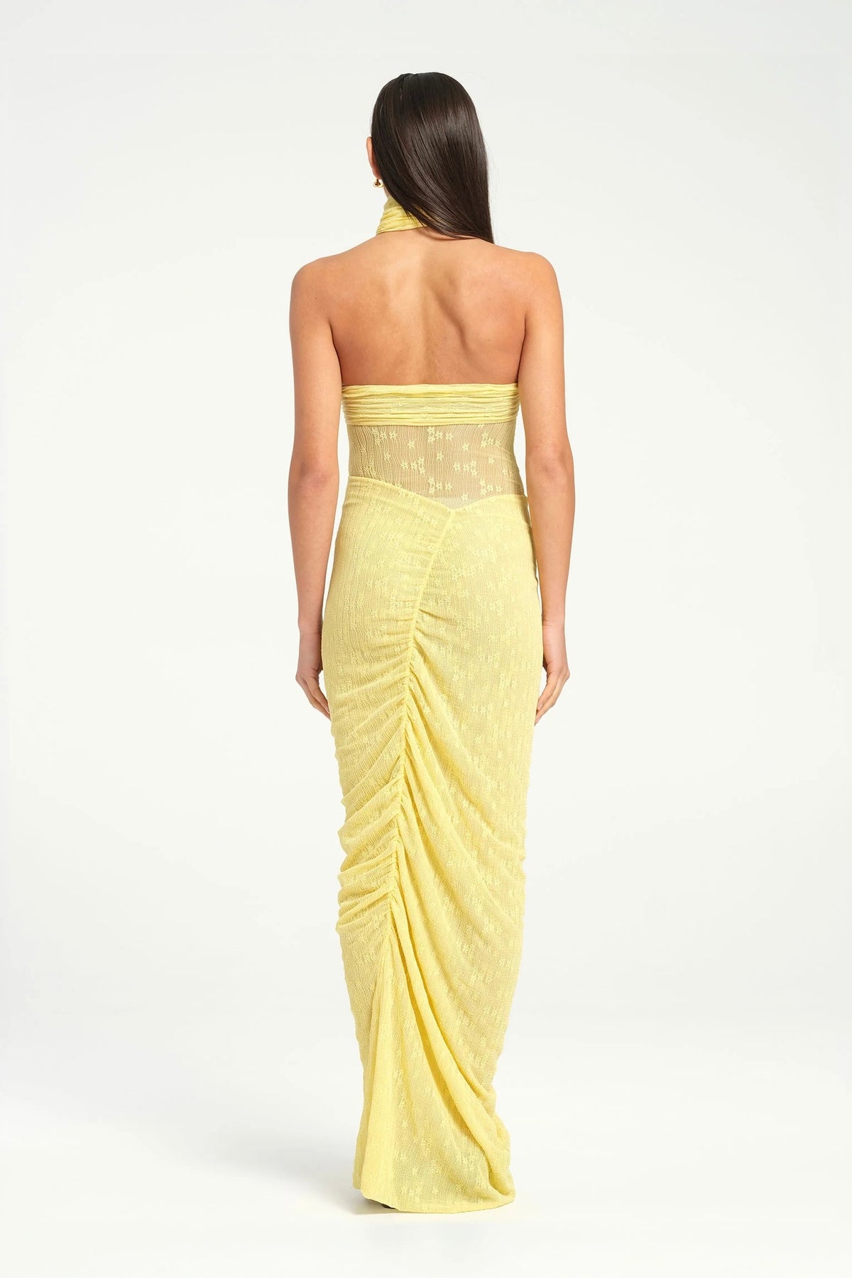 Benni Hudson Lace Maxi Dress - Butter