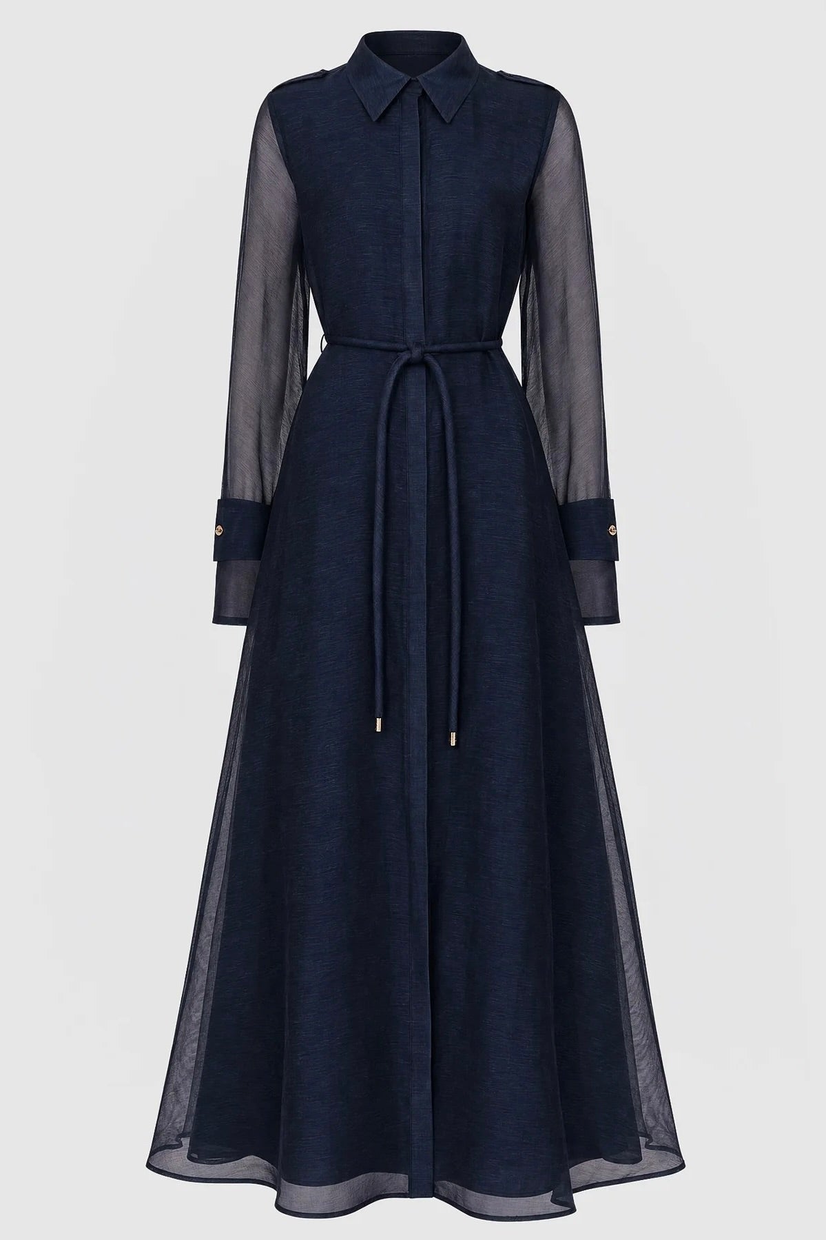 Sofia Irina Louna Maxi Shirt Dress - Midnight Sky