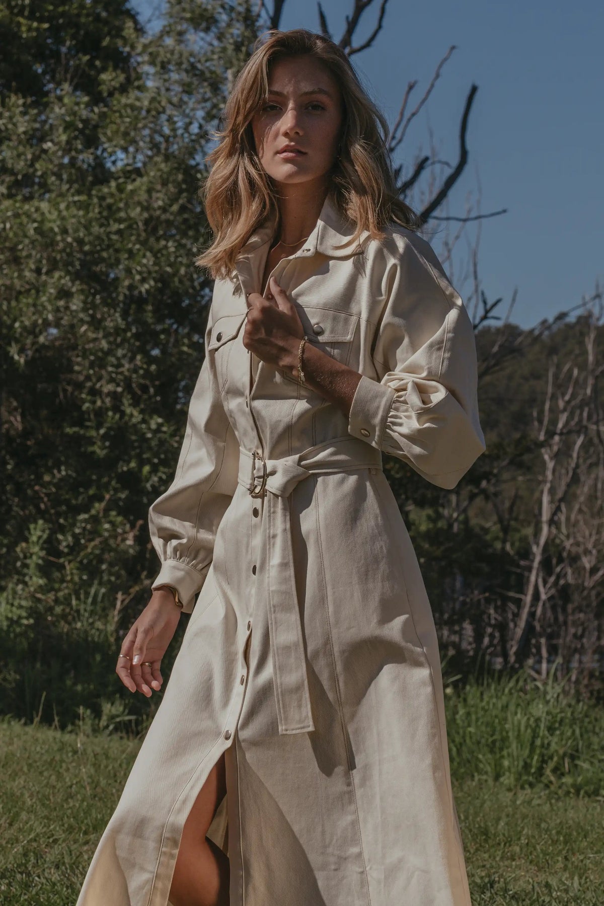 Pasduchas Abundance Shirt Midi - Dove