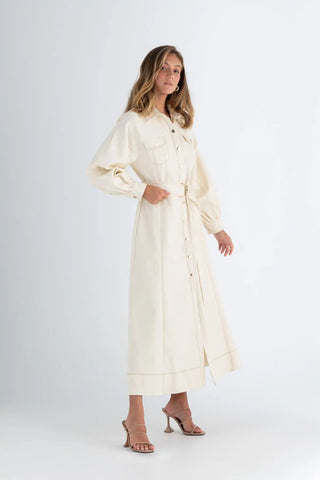 Pasduchas Abundance Shirt Midi - Dove
