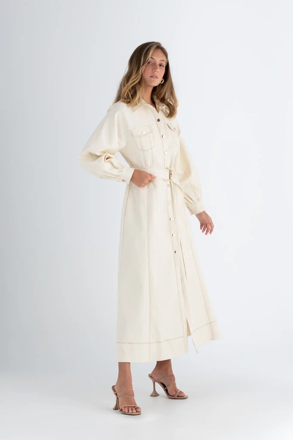 Pasduchas Abundance Shirt Midi - Dove