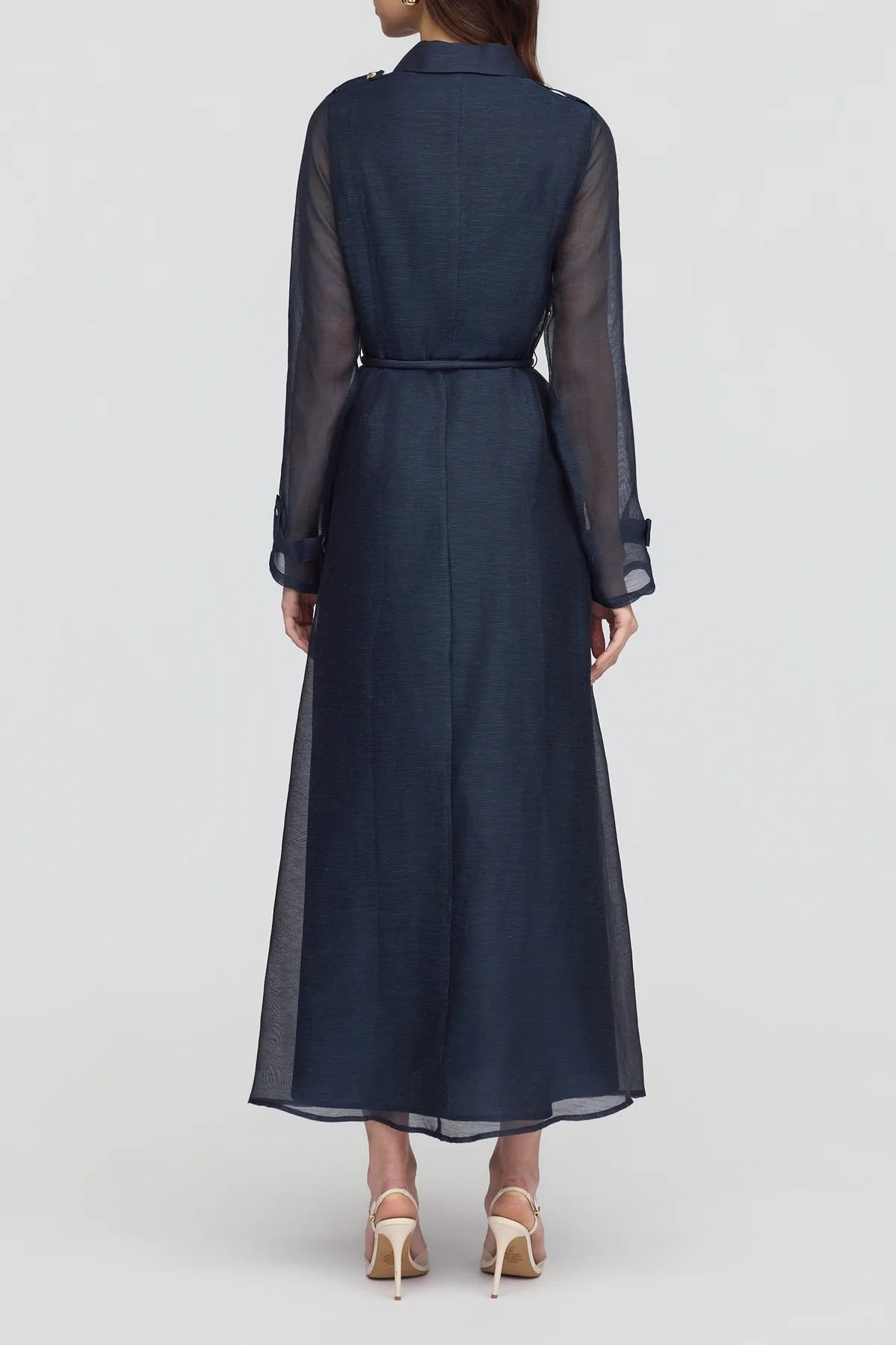 Sofia Irina Louna Maxi Shirt Dress - Midnight Sky