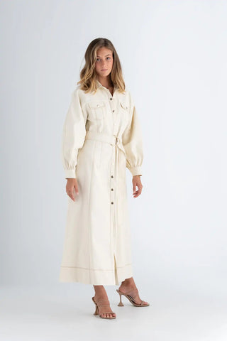Pasduchas Abundance Shirt Midi - Dove