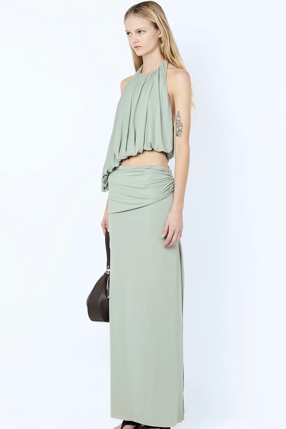 Bec & Bridge Cadence Racer Maxi Dress - Pistachio