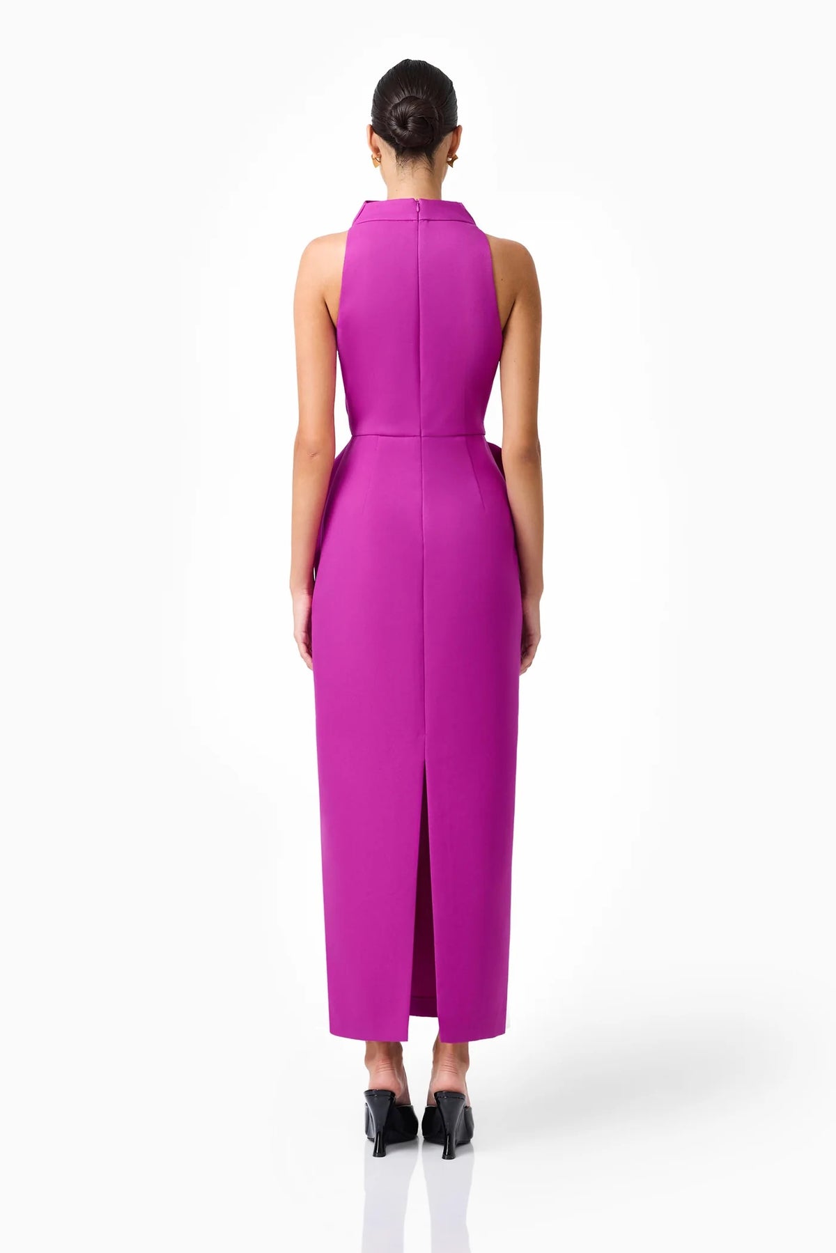 Elliatt Lioris Peplum Gown - Purple
