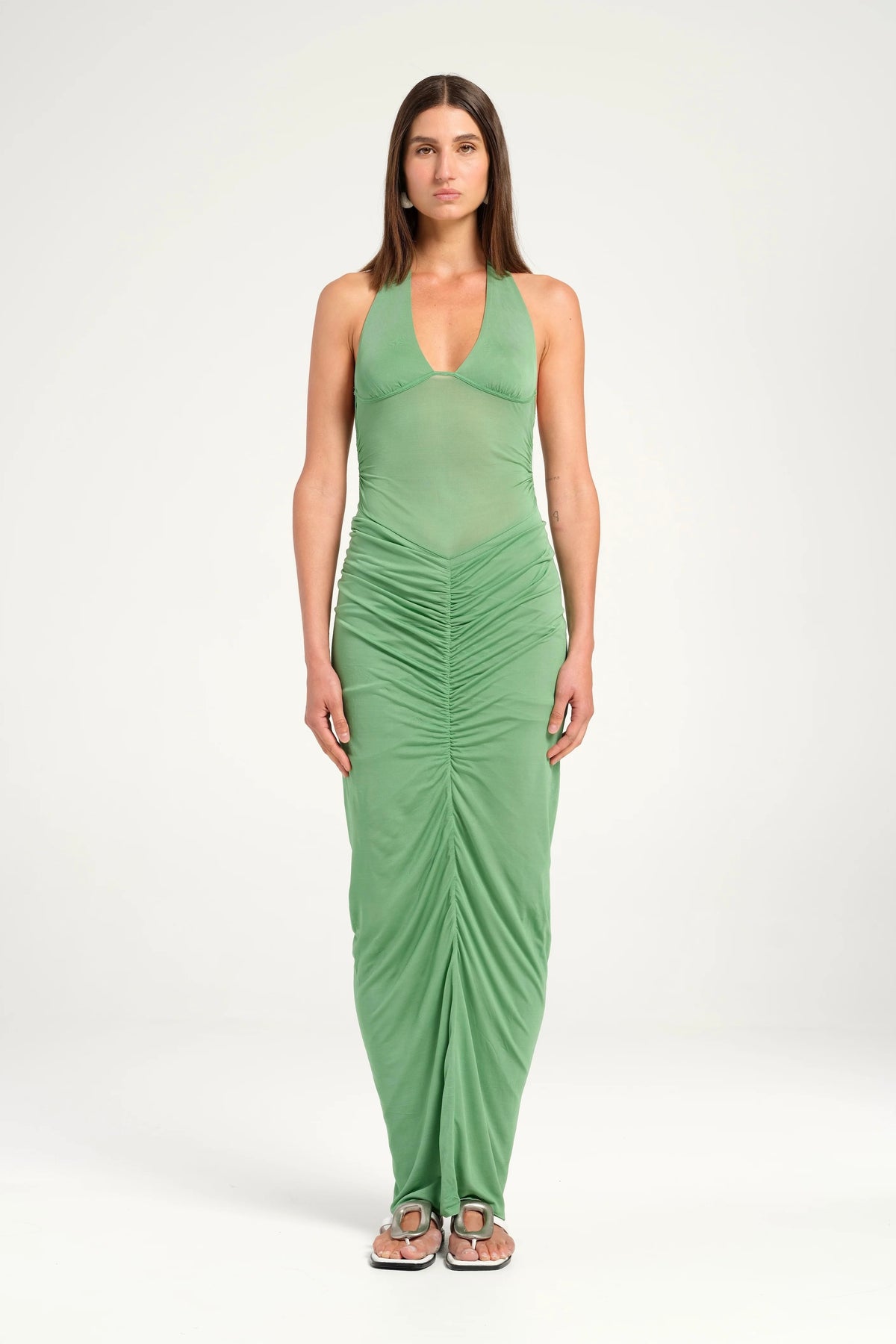 Benni Pierre Maxi Dress - Forest