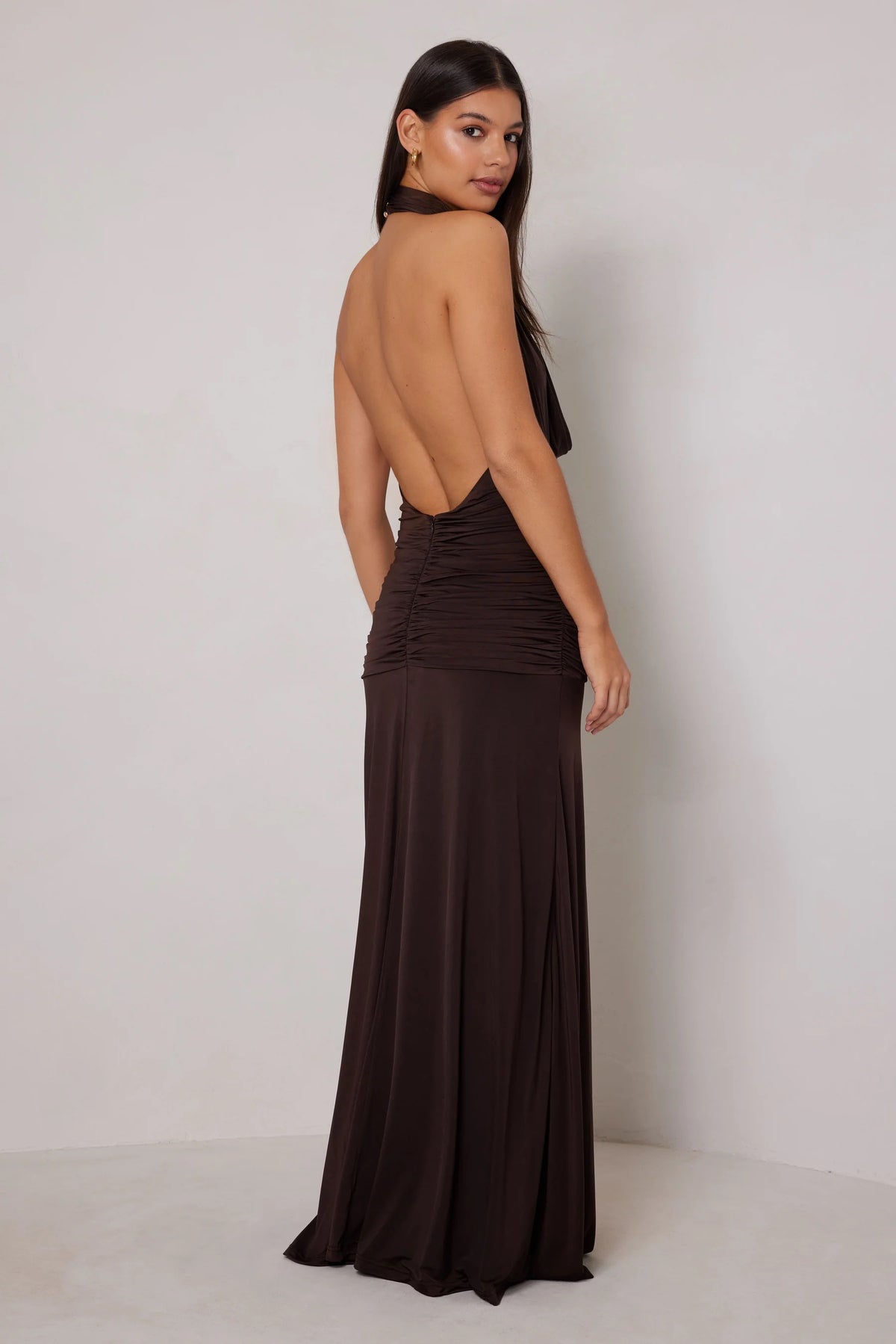 Elle Zeitoune Amora Dress - Espresso