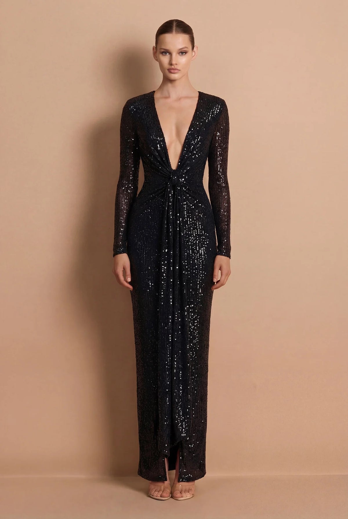 Nookie Halo 2-Way Maxi Dress - Black