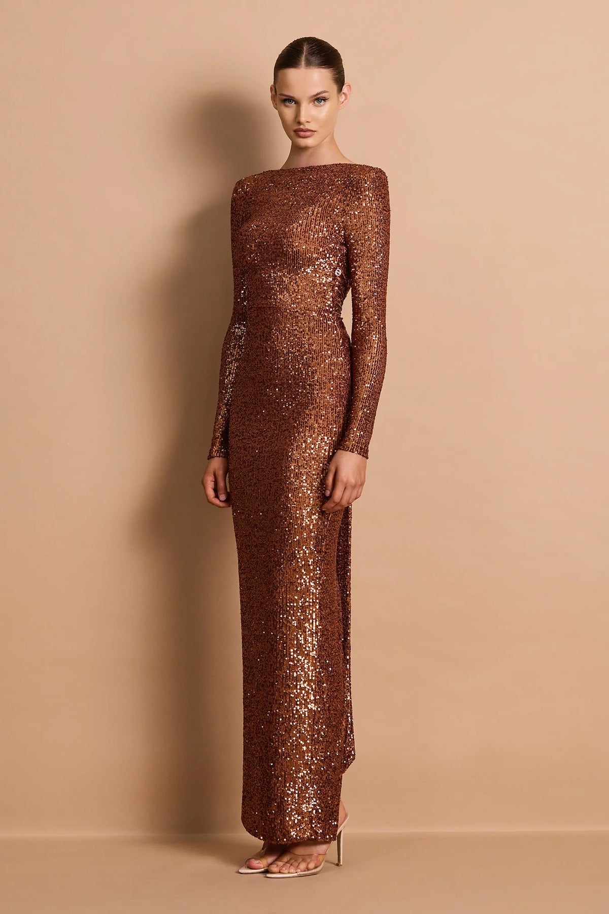 Nookie Halo 2-Way Maxi Dress - Toffee