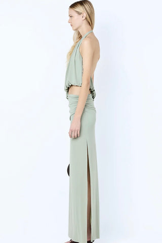 Bec & Bridge Cadence Racer Maxi Dress- Pistachio
