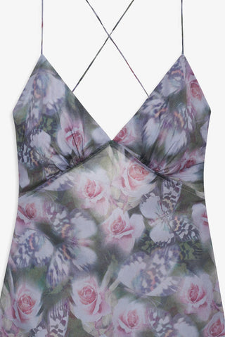 For Love & Lemons Elea Maxi Dress - Purple